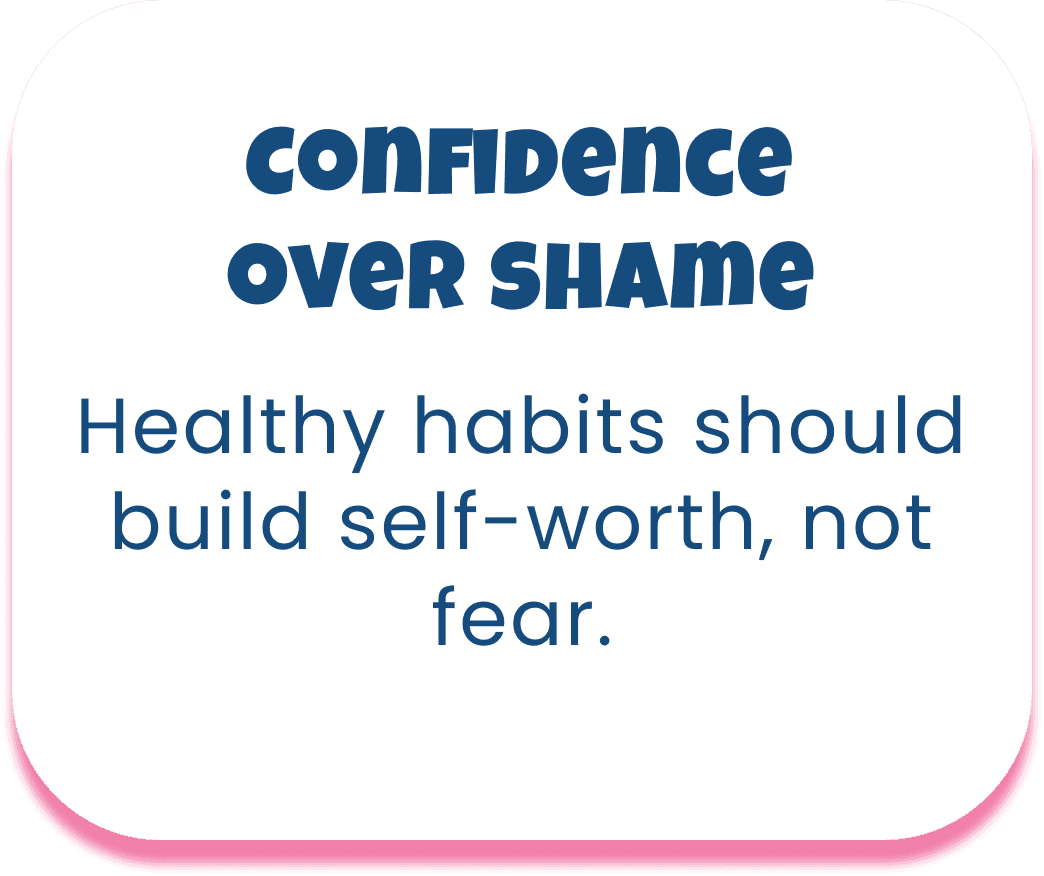 Confidence Over Shame back