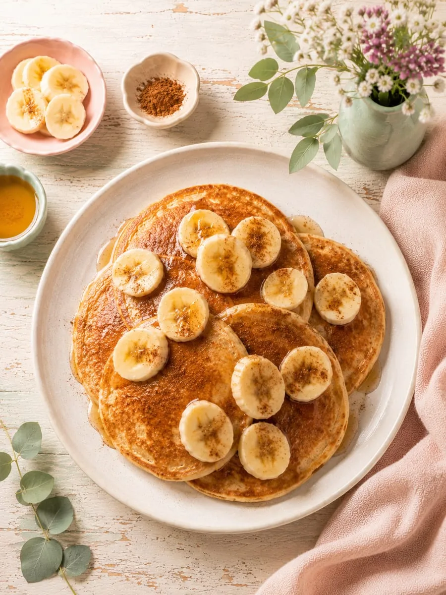 Banana Cinnamon Pancakes
