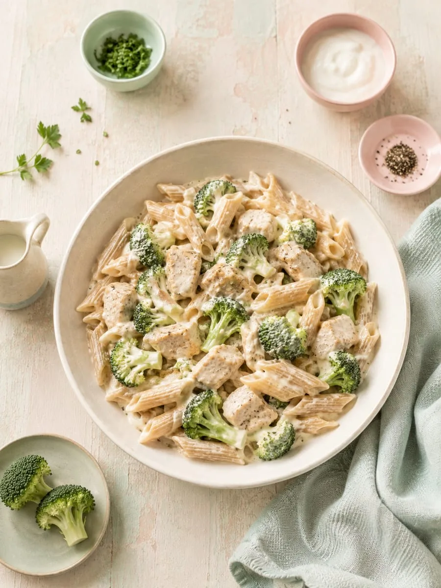 Easy Chicken and Broccoli Alfredo