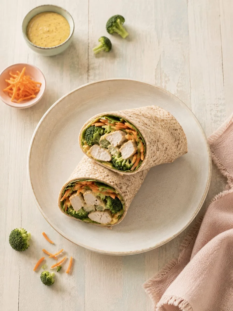 Fresh Honey Mustard Chicken Wrap