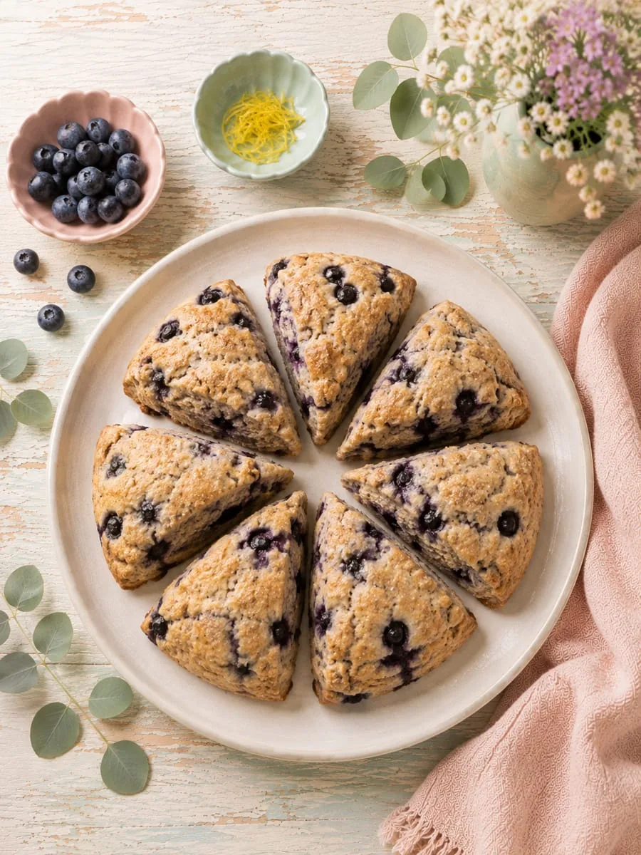 Healthy Blueberry Scones