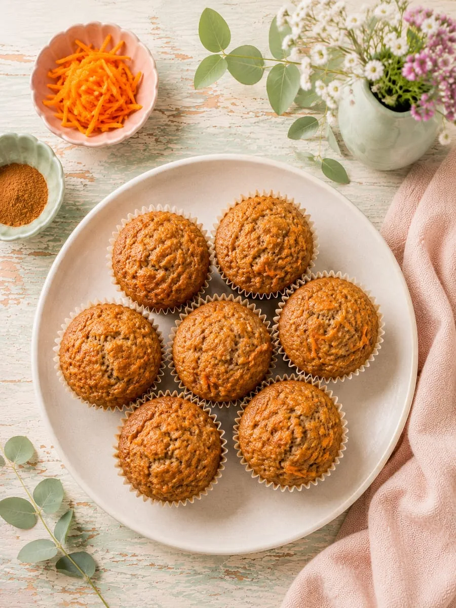 Healthy Carrot Muffins
