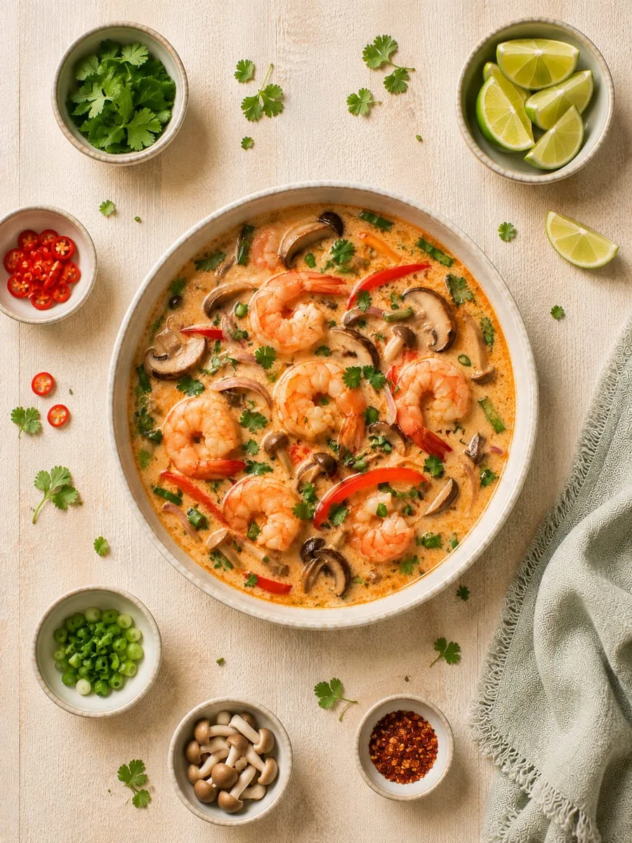 Healthy Thai Shrimp Soup