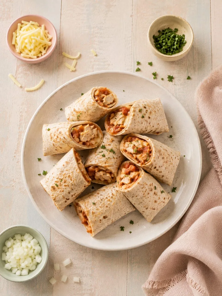 Mini Chicken Burritos