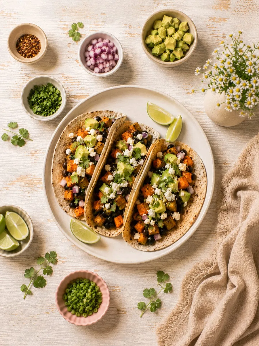 Sweet Potato and Black Bean Tacos