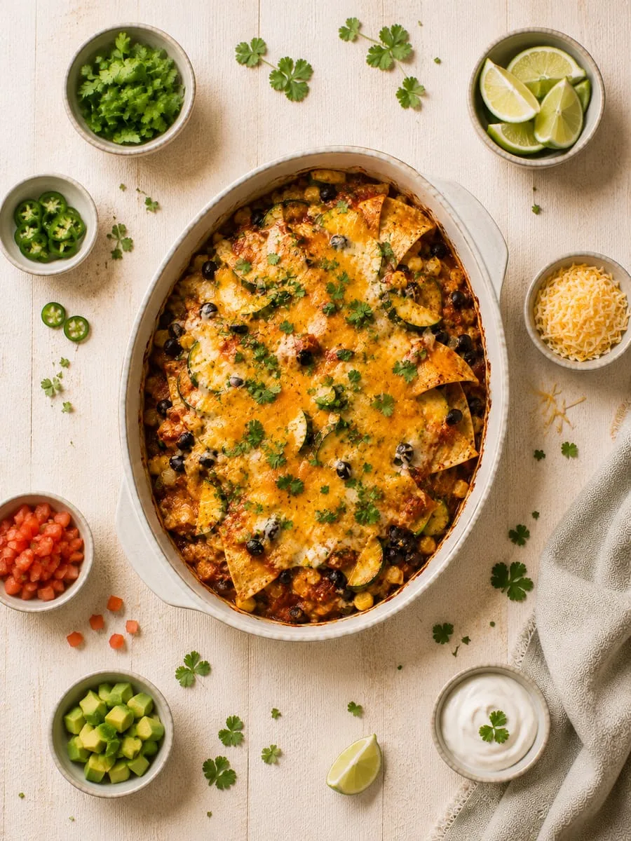 Vegetable Enchilada Casserole