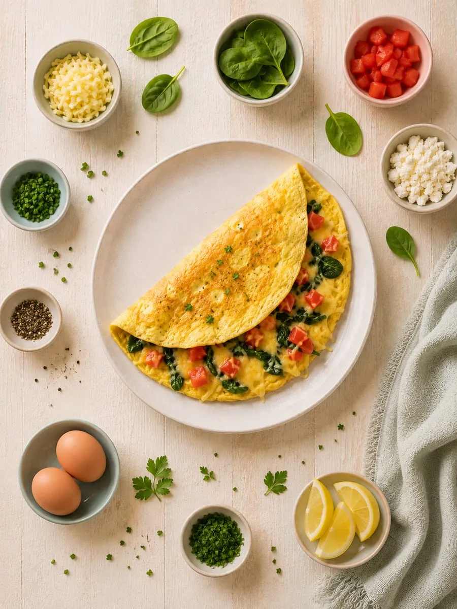 Veggie & Cheese Omelet